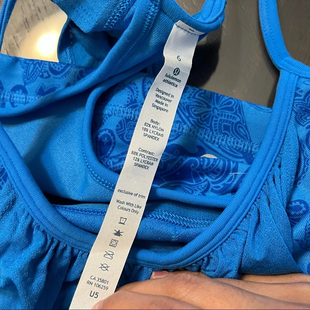 Lululemon No Limits Blue Tank